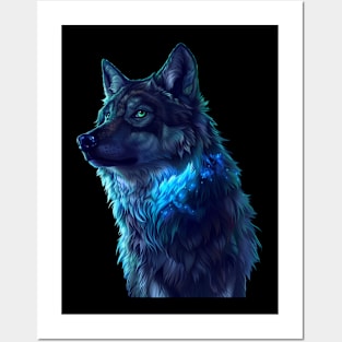 Wolf Howling Harmony Posters and Art